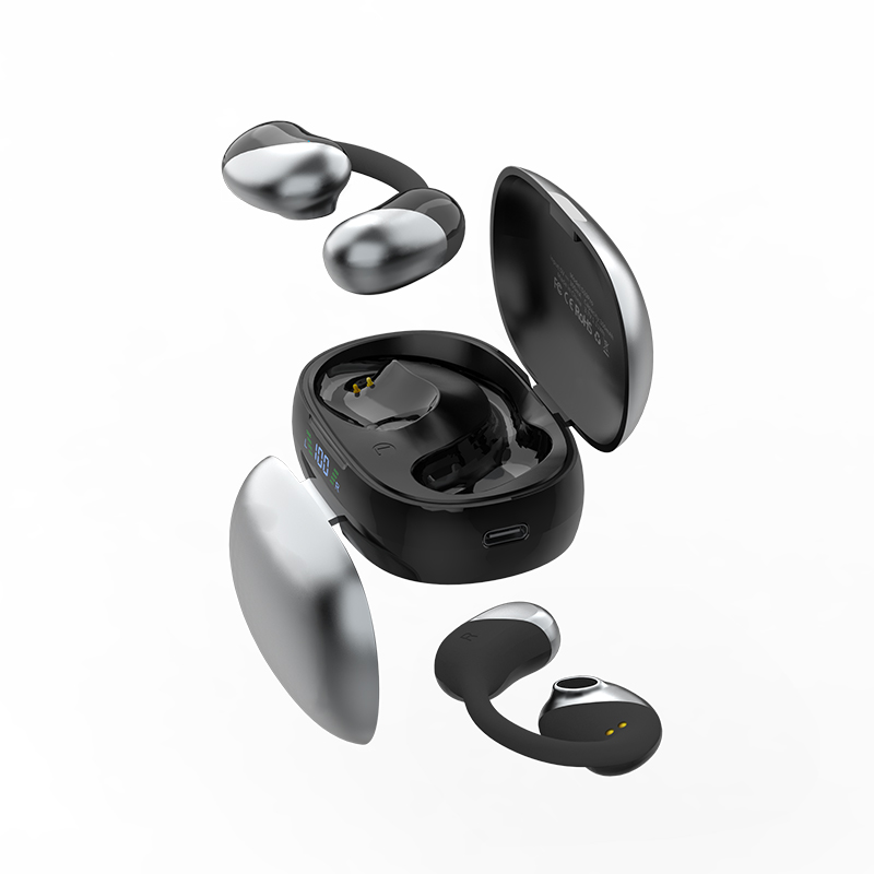 OWS Wasserdichte Sport-Ohrhörer mit offenem Ohr, kabellose Bluetooth-Kopfhörer mit offenem Ohr