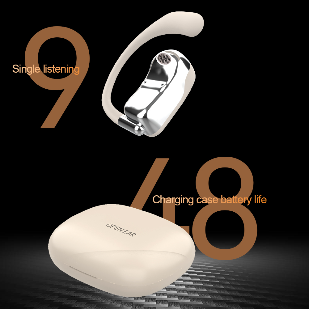 2024 neue OWS Bluetooth Wireless Sportkopfhörer Open-Ear-Kopfhörer mit Mikrofon Genre-Kopfhörer