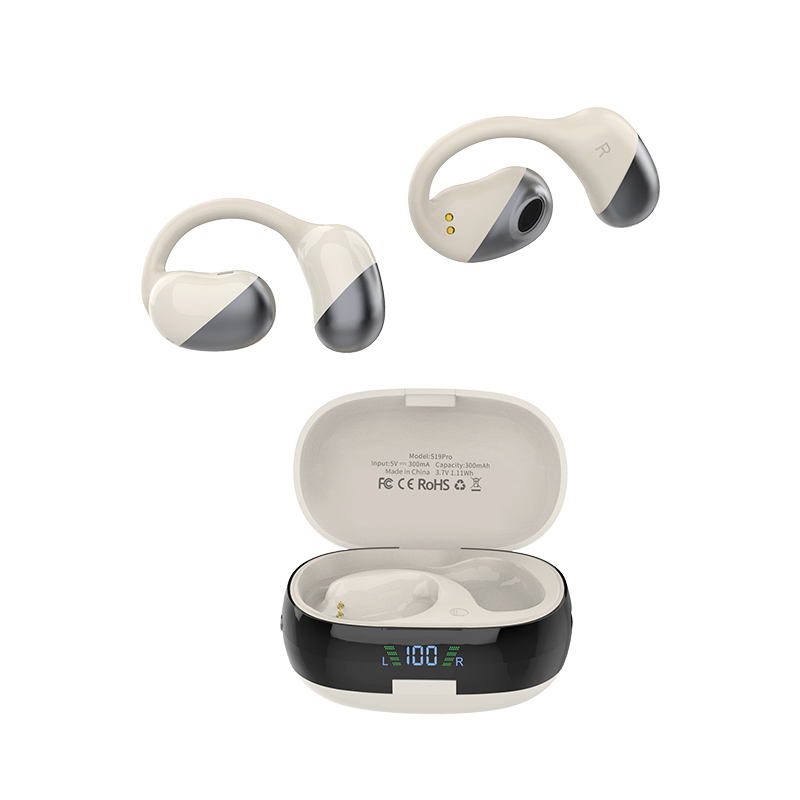 OWS Wasserdichte Sport-Ohrhörer mit offenem Ohr, offene Business-Kopfhörer, Bluetooth
