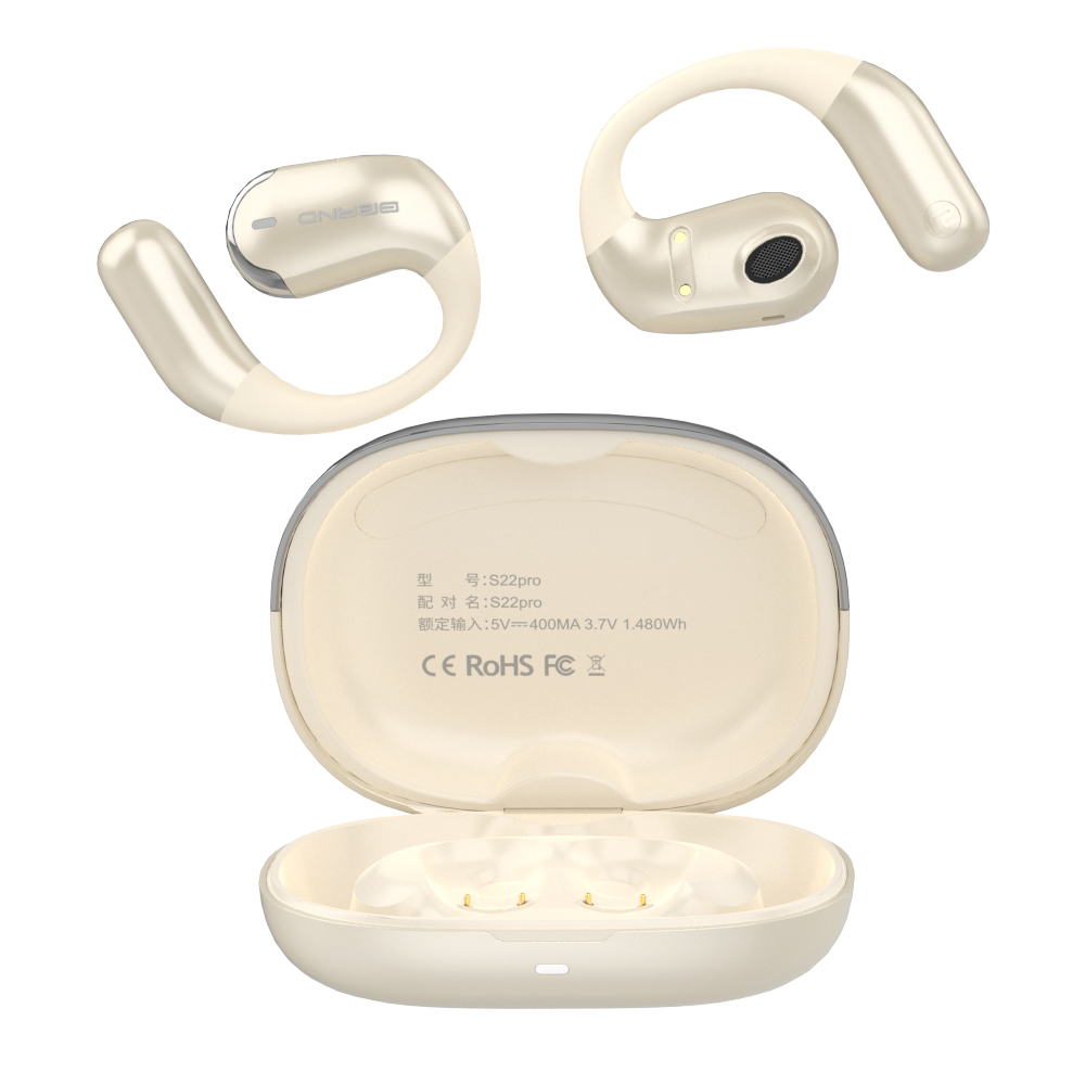 S22pro Neues Design OWS Silikon Open Ear Drahtlose Bluetooth-Kopfhörer