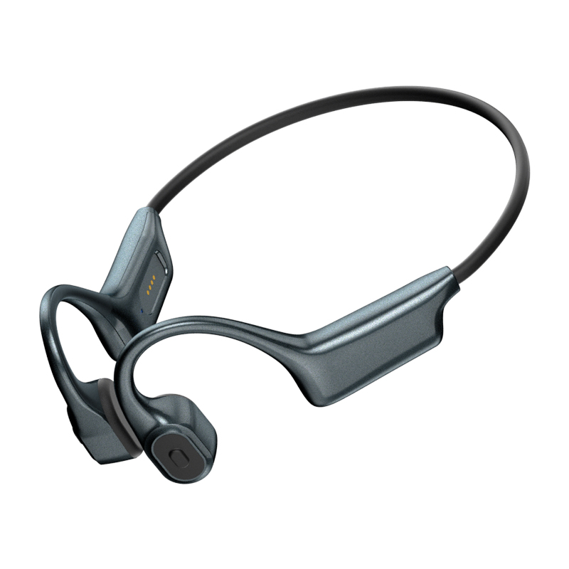 2023 Neues Knochenleitungs-Bluetooth-Headset für Fahrsport, Schwimmen, spezielles Earless, ultralange Ausdauer, integriertes 32G