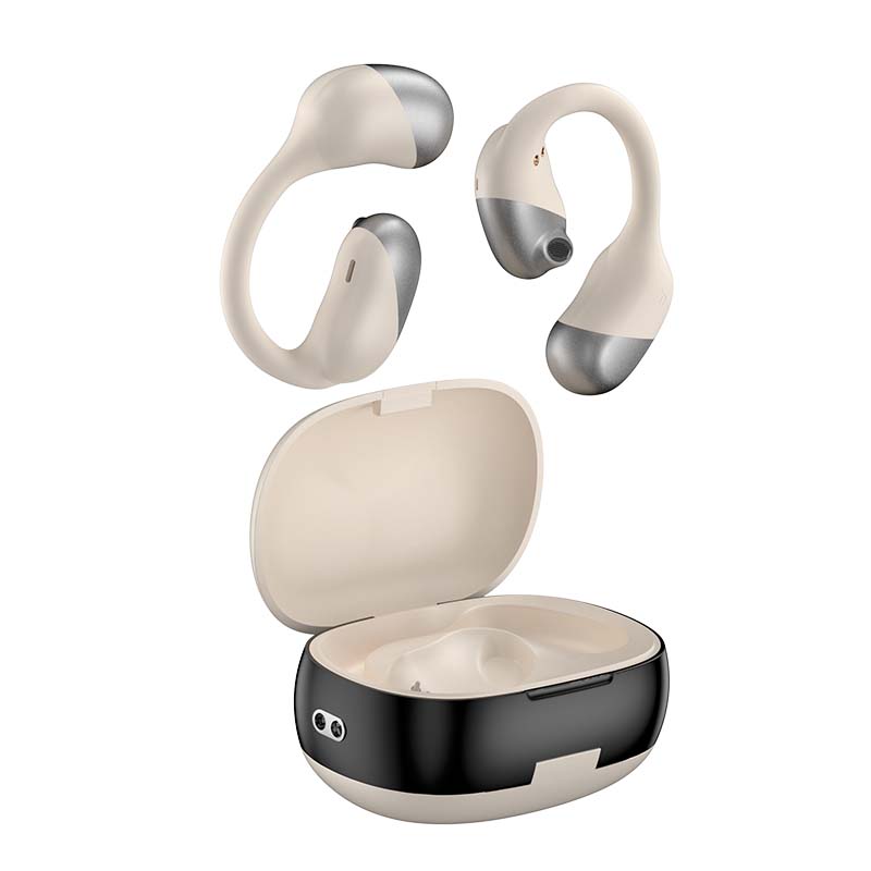 Neue Produkte OWS Open Wireless Ear-Kopfhörer mit Schnelllade-Digitalanzeige und Geräuschunterdrückung für Fahrer