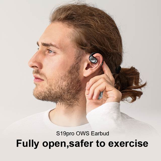 Neue Bluetooth 5.3 Intelligente Anrufgeräuschunterdrückung Open-Ear-Workout-Sport-Stereo-Kopfhörer